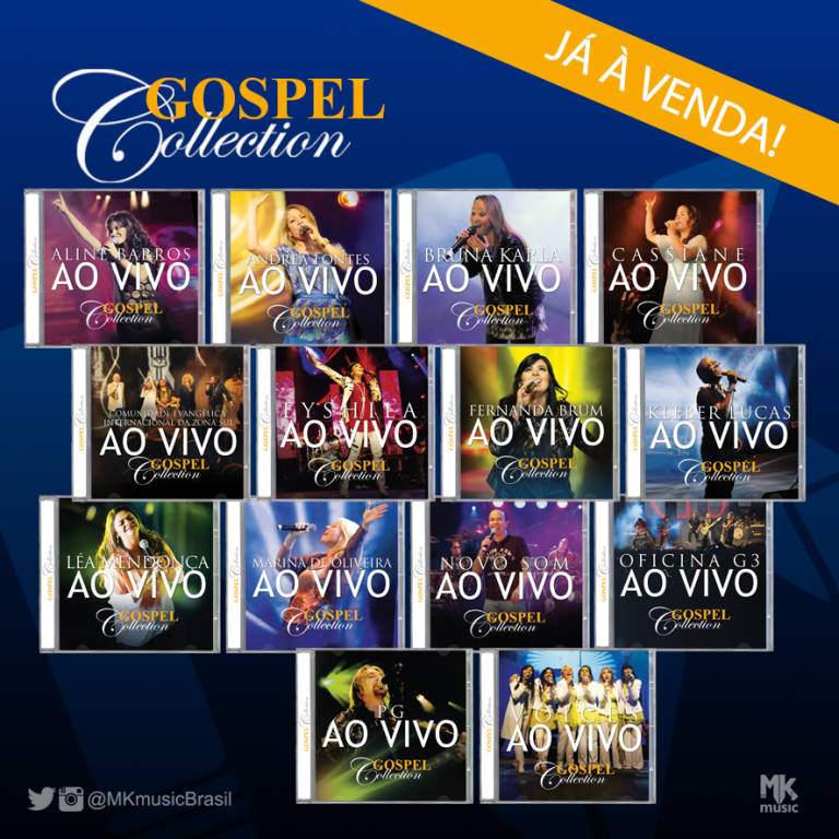 MK Music lança Gospel Collection Ao Vivo - Notícias - MK Music